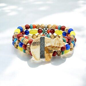 Carolyn Pollack Beaded Sterling Silver Bracelet